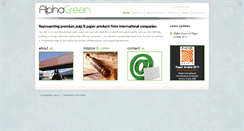 Desktop Screenshot of alphagreen.com